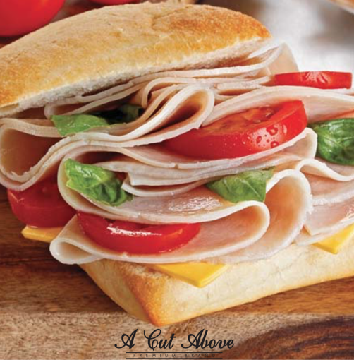 Imagen de SLICED TURKEY BREAST 12/1 LB A CUT ABOVE