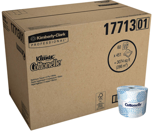 Imagen de COTTONELLE BATH TISSUE 60/451/2PLY COTTONELLE