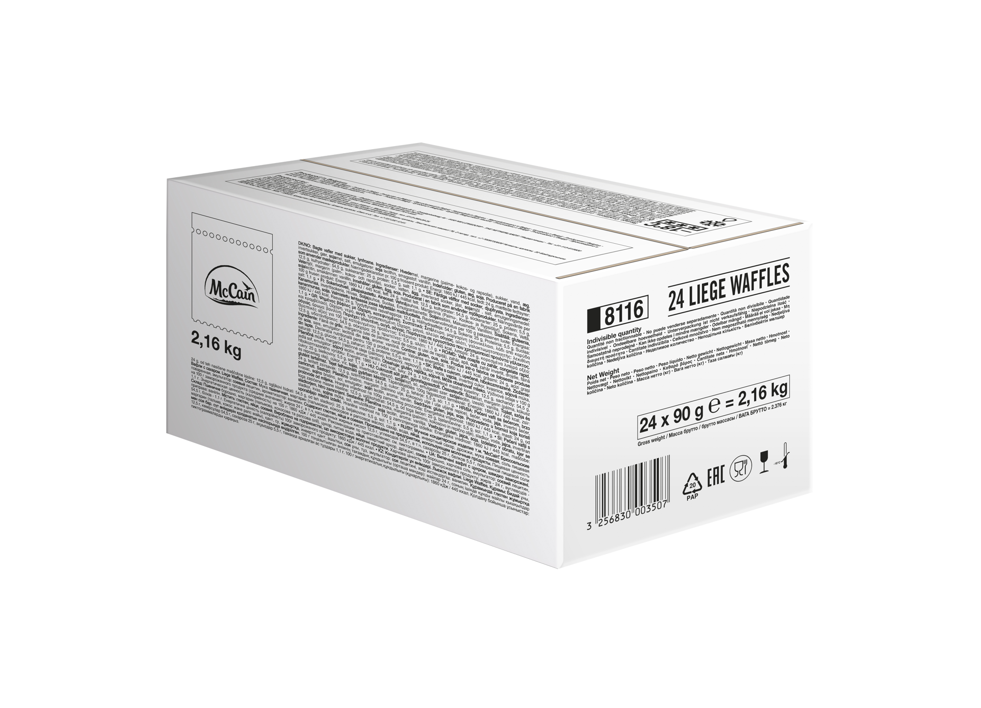 José Santiago Home Delivery. BELGIAN WAFFLE FROZEN CKD MCCAIN