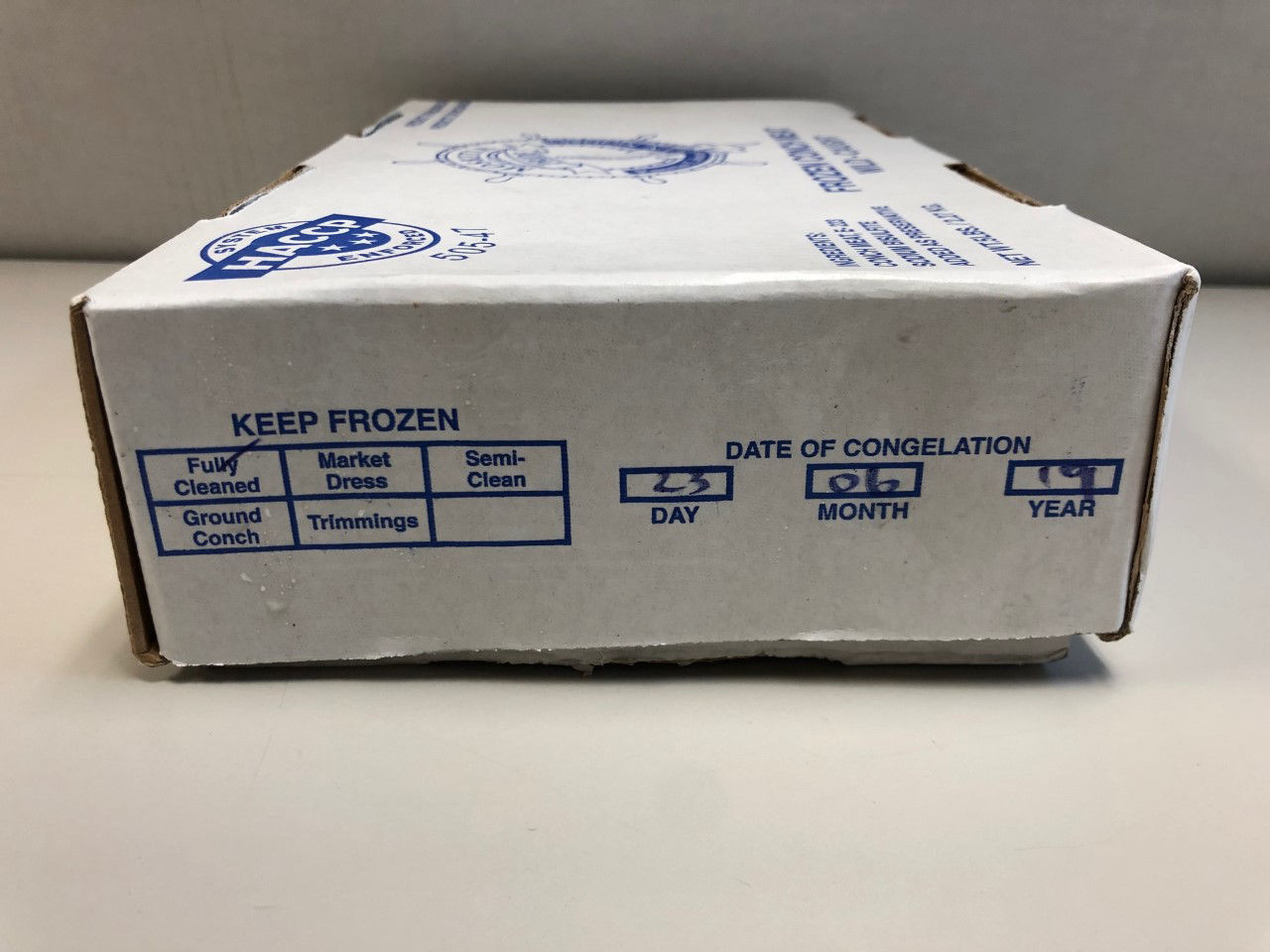 José Santiago Home Delivery. CARUCHO/CONCH FILLET 100 % CLEAN PACKER LABEL