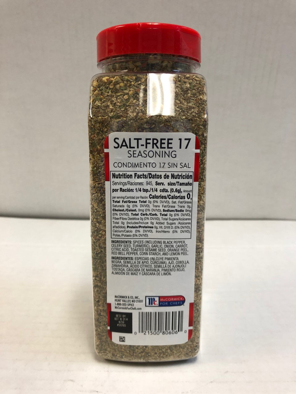 José Santiago Home Delivery. SALT FREE 17 SEASONING LAWRY'S